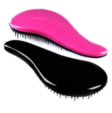 Top Detangling Brush(Pink&Black)professional Glide Thru Detangler Hair Comb-work Well on Wet and Dry Hair