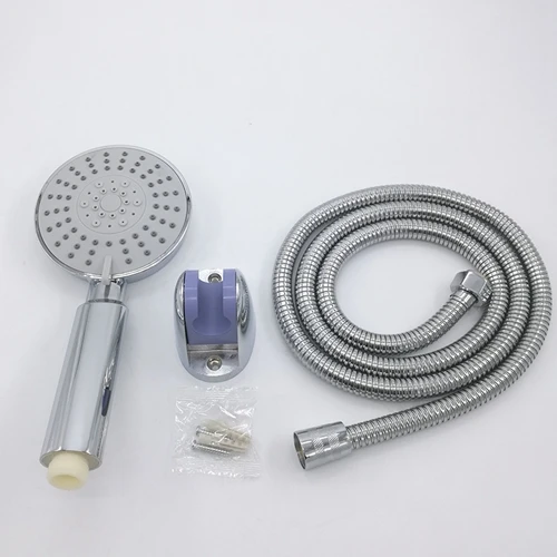 SHAI bathomm ручная душевая головка Лейка для душа из АБС набор с держателем и шлангом осадков высокого давления душевая головка экономия воды - Цвет: shower head