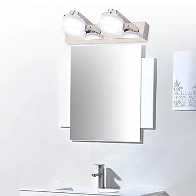 

Modern LED Wall Bathroom Mirror Light Lamp With 2 Lights For Home Lighting Wall Sconce Free Shipping