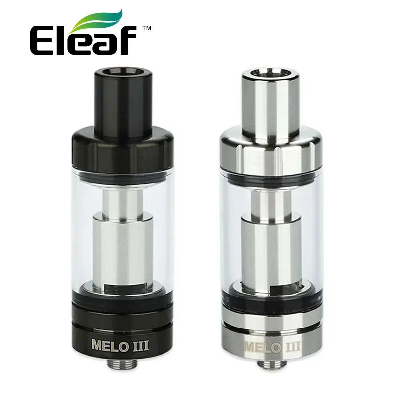 Eleaf Melo 3 Atomizer 4ml Top Filling Airflow Control Subohm Tank Melo III Electronic Cigarette Atomizer Steel Black Available