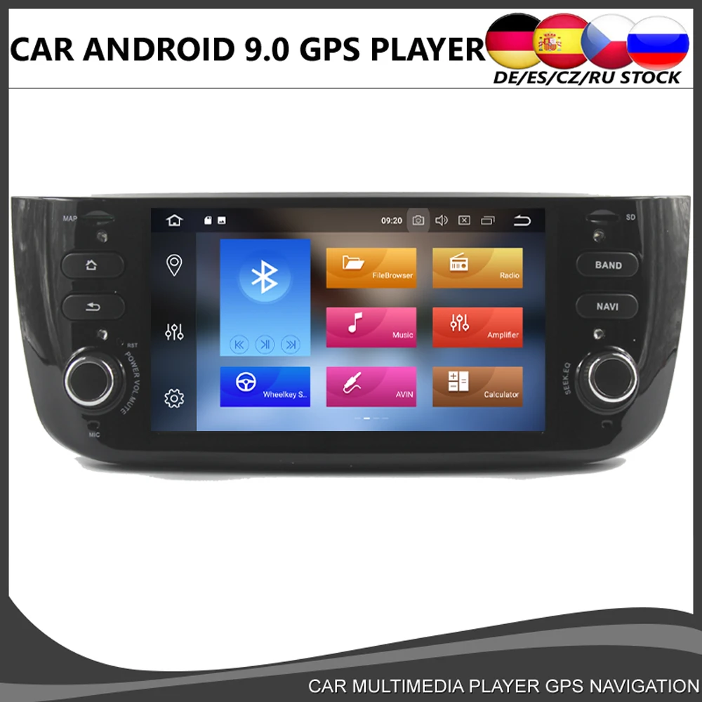 

Octa Core Android 9.0 Car DVD GPS player For Fiat Punto 2009-2015 Linea 2012-2015 navigation Multimedia Stereo Radio Wifi 4+32GB