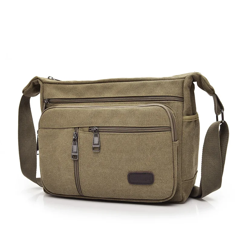 كبير قدرة الأزياء عارضة الرجال حقيبة كتف قماش الكتف Crossbody أكياس واحدة حزام الصلبة سستة الإناث Flep حقيبة