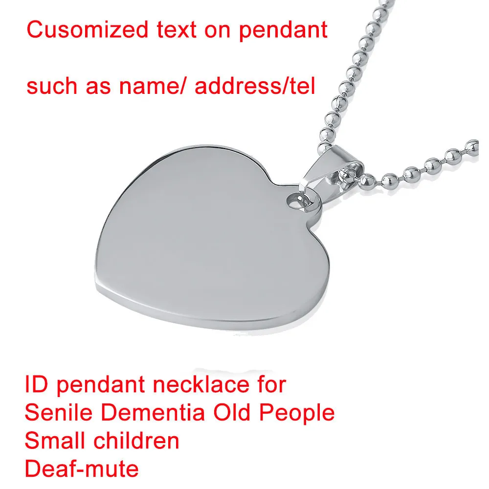 ID pendant necklace