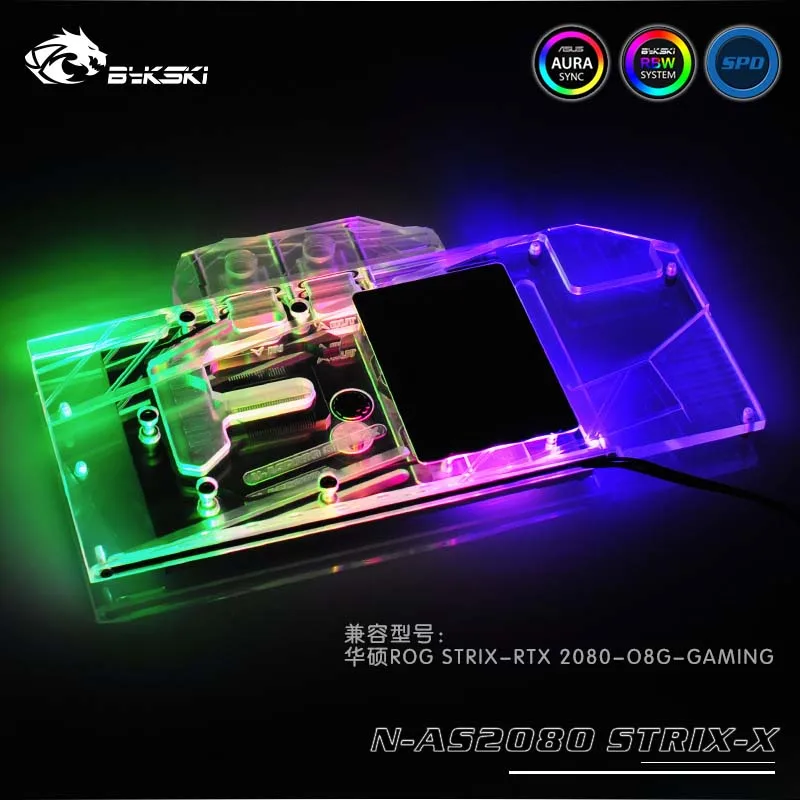 ^Cheap Bykski GPU Water Block for ASUS ROG STRIX RTX2080 O8G Gaming Full Cover Graphics Card water cooler ^Cheap Bykski GPU Water Block for ASUS ROG STRIX RTX2080 O8G Gaming Full Cover Graphics Card water cooler