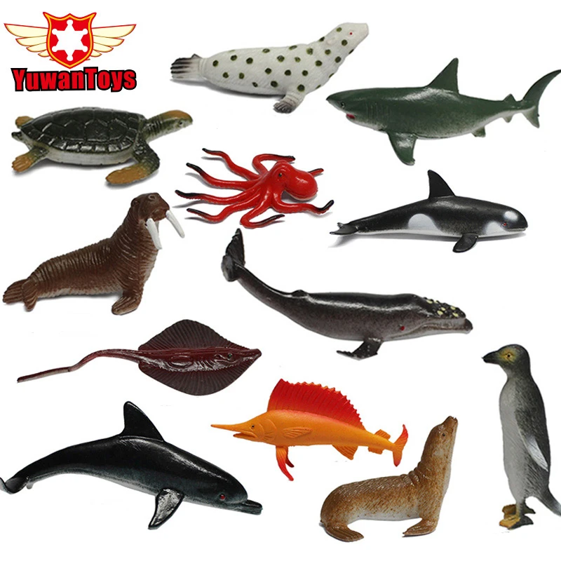 Small Sea Animals Toy Figurine Mixed Lot Ocean Creatures Fish Marine Life Solid Model Children Gifts Early Education Toys Sea Animals Toys Toy Figurinesfigurines Toys Aliexpress
