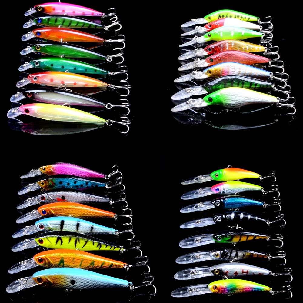 2018 новые рыболовные приманки Minnow набор для ловли нахлыстом China Hard Bait Воблер карпа