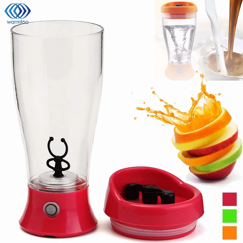 

350ML Electric Protein Shaker Auto Stirring Mug Blender Lazy Self Stir Tornado Nutrition Mixer Bottle Cup Fitness Portable