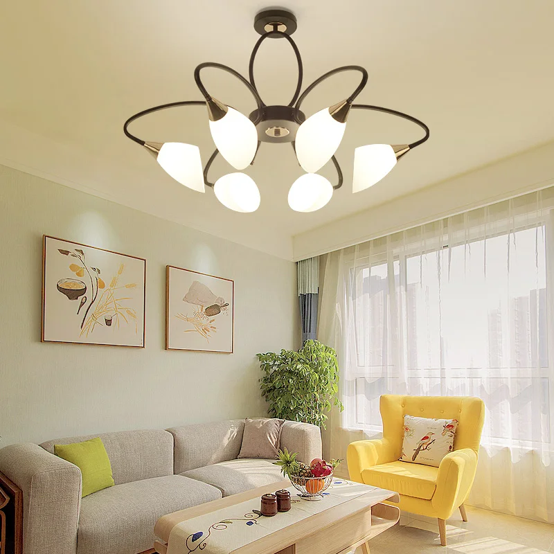 Loft retro Hanging ceiling iron Pendant Lamps E27 LED