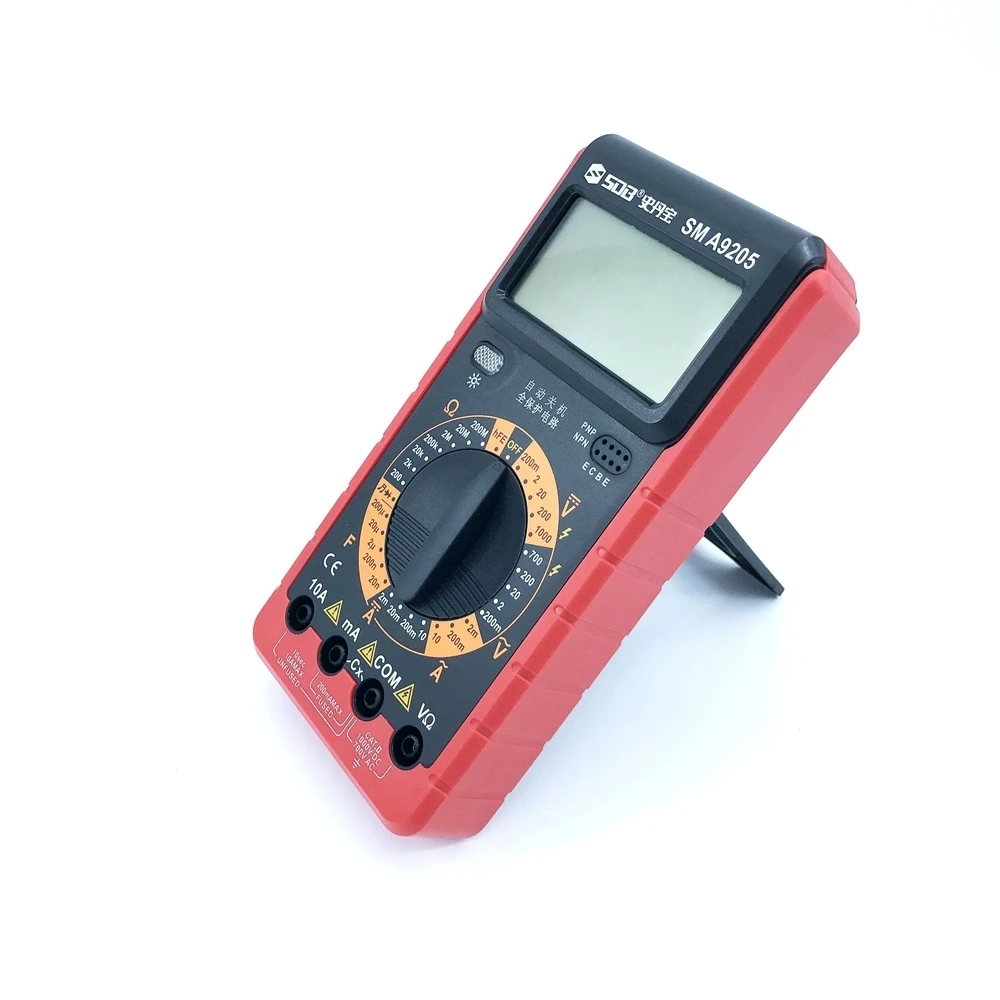 Multimetro Digitale A9205 Amperometro Ac/Dc Capacità Voltmetro Ohm Meter Tester Strumento Diagnostico Misurazione Elettronica Cina