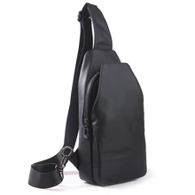Высокое качество из натуральной кожи для мужчин Слинг Грудь день пакет Повседневная сумка через плечо Модные трендовые плеча курьерские дорожные сумки Новинка
