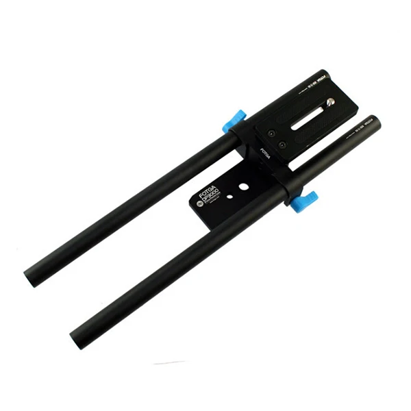 FOTGA Plastique DSLR Matte Box Pour 15mm Rail Rod Soutien Follow Focus Rig Pour 60D 5DII D90 550D 600D