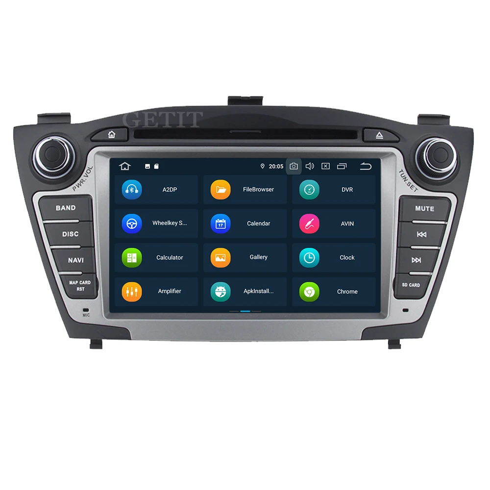 Perfect 4 GB RAM Android 9.0 Car DVD Player for Hyundai iX35 IX 35 Tucson 2011 2012 2013 with Radio WiFi Bluetooth GPS 0