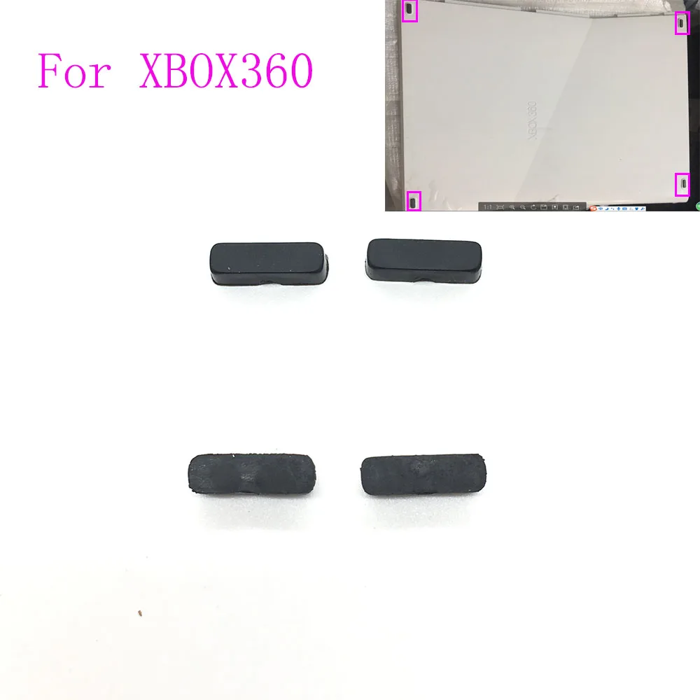 Funda negra de repuesto para XBOX ONE S/X, pies de goma negros para