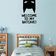 Lovely Batman Wall Stickers Vinyl Decals For Batman Room Decor Wallpaper Baby Wall Decal Sticker decoracion habitacion batman printio batman