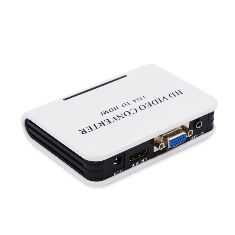 Высокий уровень совместимости Портативный Plug and play VGA к HDMI Выход 1080 P HD аудио ТВ AV