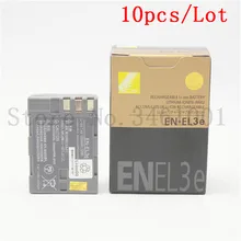 10 шт./лот EN-EL3e батареи EN-EL3a RU EL3e EL3a ENEL3e Камера Батарея для Nikon D300S D300 D100 D200 D700 D70S D80 D90