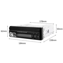 Заводская цена 7in TFT сенсорный экран HD Автомобильный dvd-плеер стерео радио тюнер аудио gps навигатор памяти Bluetooth Automotion 1 Din