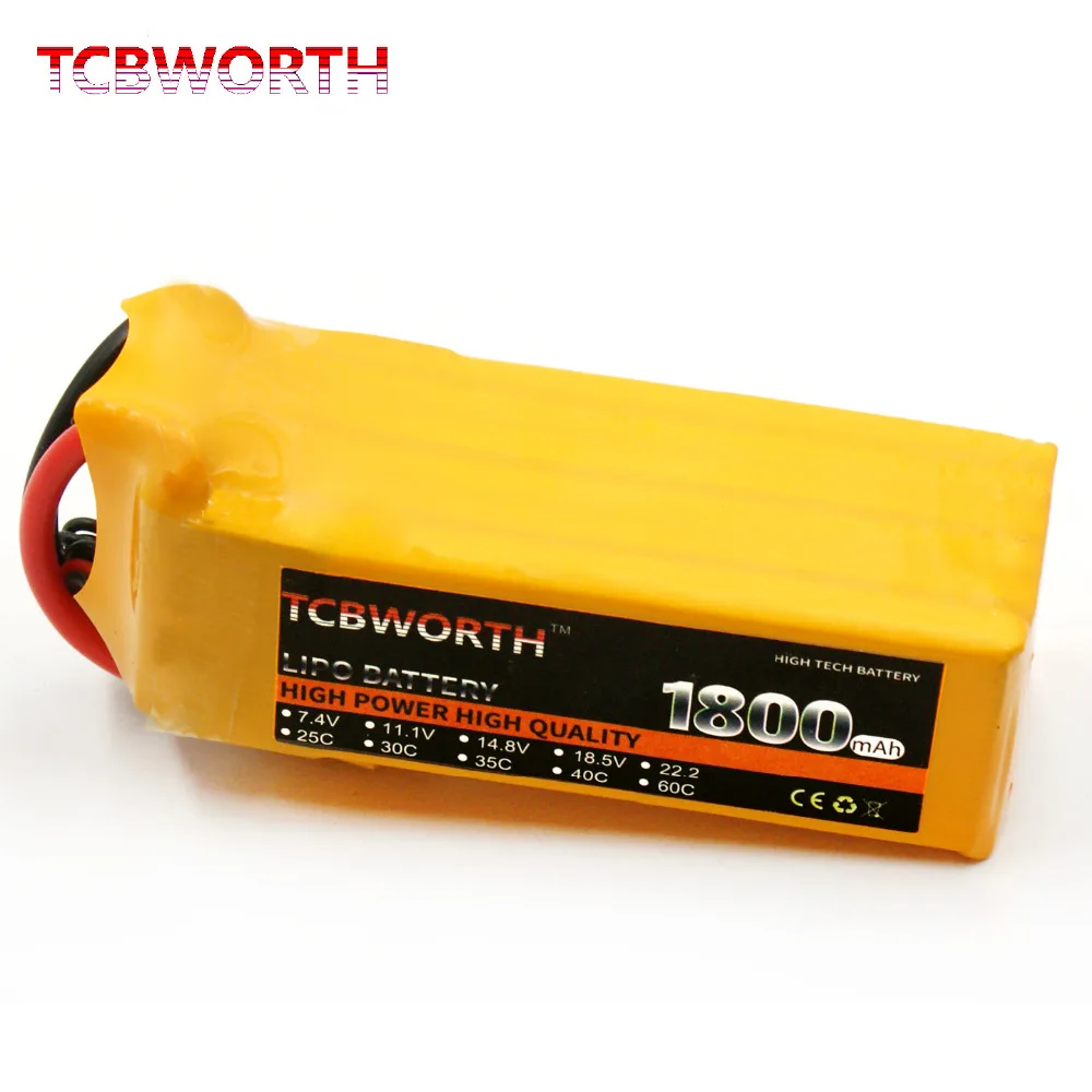 5S 18 5 V 1800 мА/ч 40C RC игрушки LiPo Батарея для дрона с дистанционным управлением