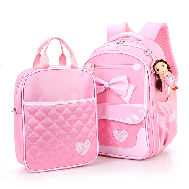 2018 Cute Bow Princess Children School Bags Top Quality Orthopedic