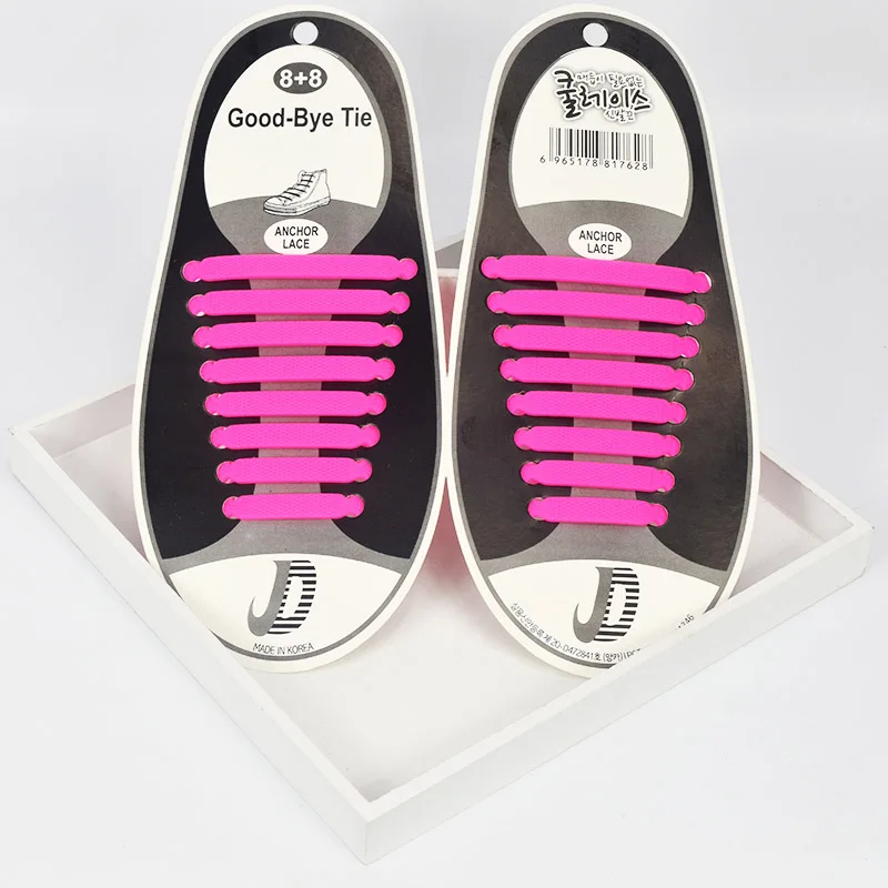 AFashion Store VIP Link Wholesale Shoelace Adult Athletic Running No Tie Shoelaces Elastic Silicone Shoe Lace Children Shoelaces (29)
