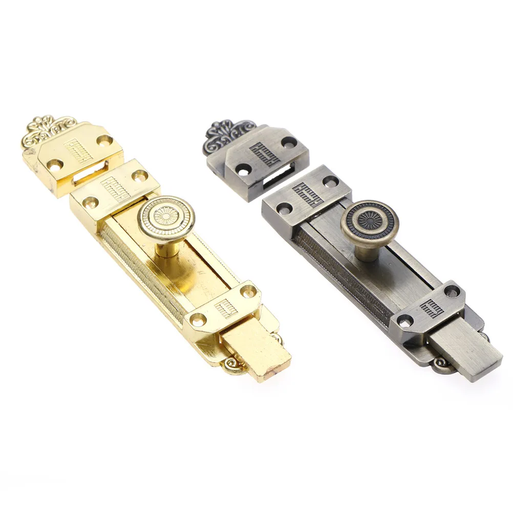 

2017 New Vintage Door Zinc Alloy Sliding Lock Latch Barrel Bolt Bronze for Home furniture 2Colors