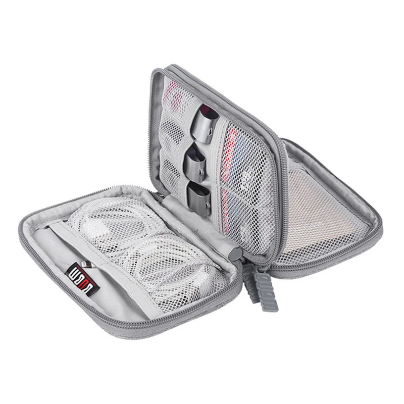 

1PC Multi-function Travel Digital Storage Bag Mobile Power Headset U Disk Data Cable Storage Bag Electronic Accessories