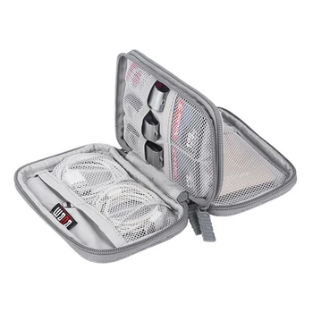 

1PC Multi-function Travel Digital Storage Bag Mobile Power Headset U Disk Data Cable Storage Bag Electronic Accessories