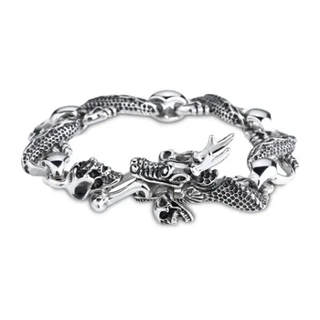 

New personality alternative animal bracelet Chinese leading titanium steel bracelet fashion factory direct jewelry