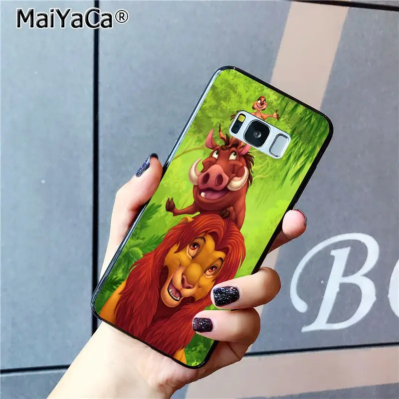 MaiYaCa Король Лев Coque чехол для телефона для samsung Galaxy S7 S6 edge plus S5 S9 S8 плюс S10 S10Plus S10E чехол M10