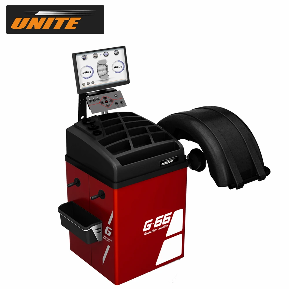 

UNITE Car Wheel Balancer G-66 Pro Line 17" LCD Monitor 3D Animation Interface Multi-Language Support