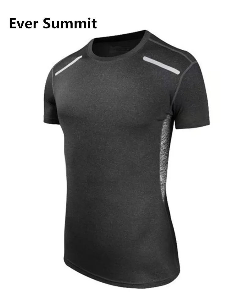 Плотная одежда Ever Summit Soccer Jersey S20170402 тонкие футболки для бега футболки по индивидуальному заказу эластичность Футбольная экипировка фитнес - Цвет: black