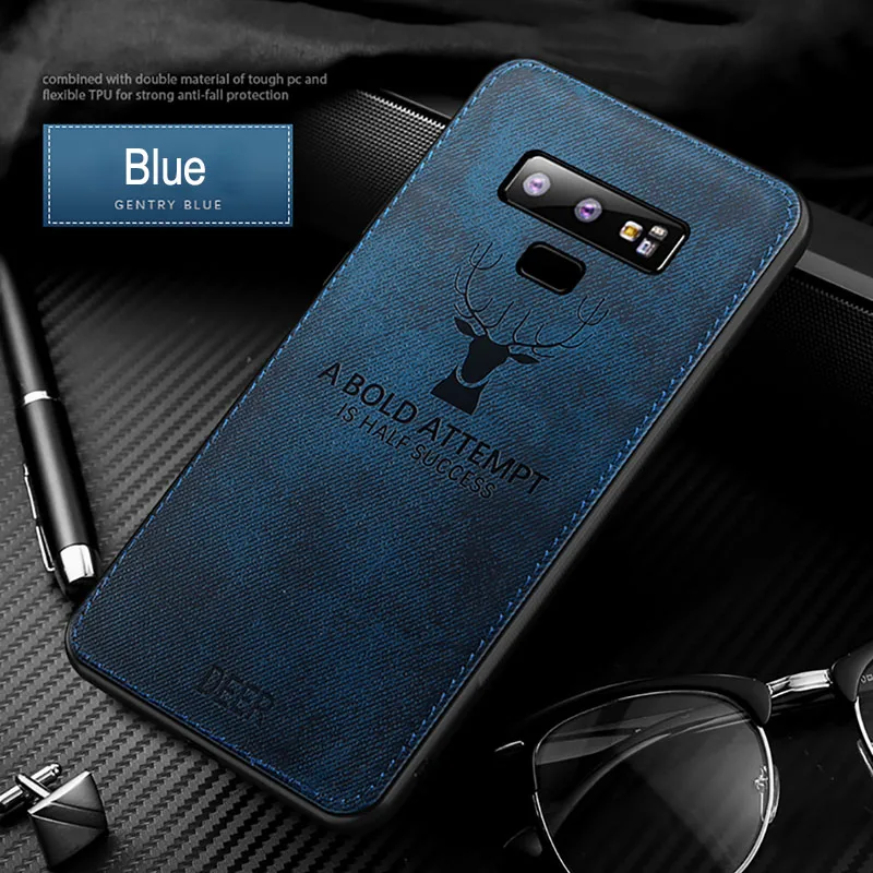 Luxurious Fabric Deer Design Shockproof Soft Bumper Phone Case