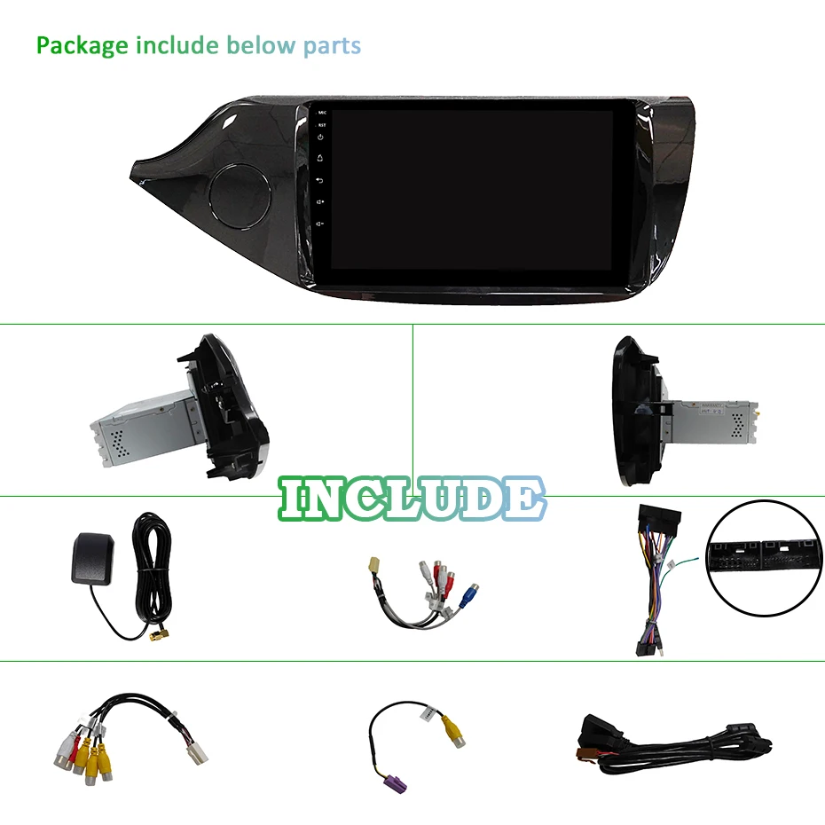 Top DSP Android 9.0 IPS 2.5D Screen 4G RAM 64G ROM GPS Radio For KIA Ceed 2013 2014 2015 Navigation Stereo Audio Head Unit  No DVD 32