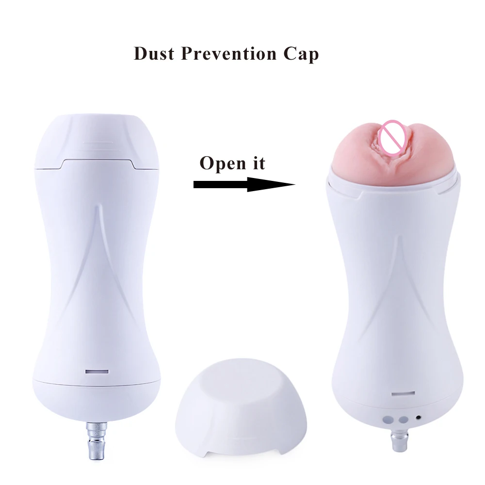 Tanie HISMITH wibracyjne nakładka do masturbacji dla mężczyzn Premium Sex Machine z szybkie złącze powietrza mężczyzna Stroker miłość wyposażenie maszyn