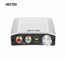 DAC 192kHz 24bit Audio Converter Digital Optical Coaxial Toslink to Analog Stereo L/R RCA 3.5mm Adapter for PS4 Xbox Game Device