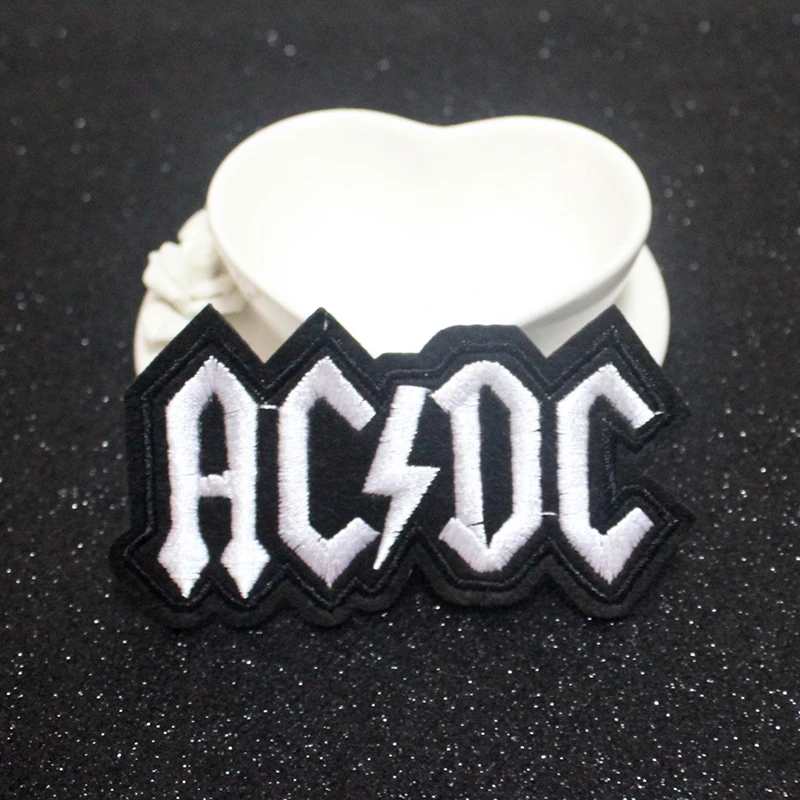 DIY Nirvana патч группа acdc патч, вышитые патчи для одежды музыка рок группа железо на патчи логотип значок аппликация полосы F