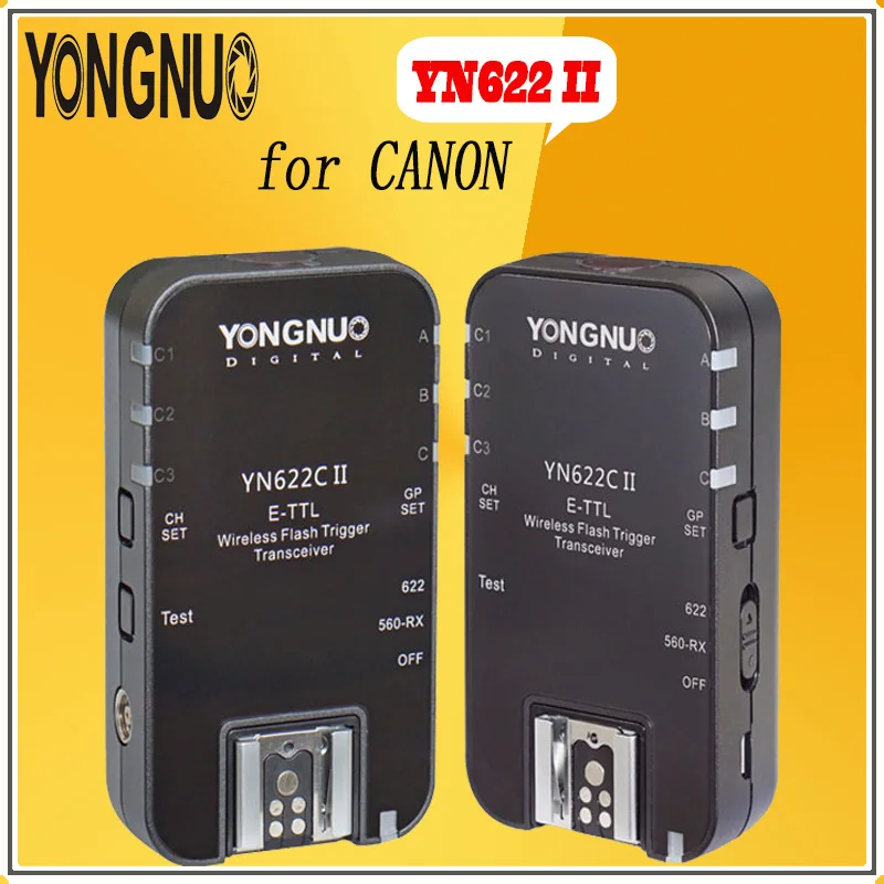 Беспроводной трансмиттер-триггер YONGNUO YN622C II вспышка ETTL с высокоскоростной