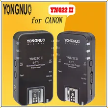 YONGNUO YN622C II YN-622-C Беспроводной ETTL вспышка триггера передатчик YN622C II с высокоскоростной синхронизации HSS 1/8000 S для камеры Canon