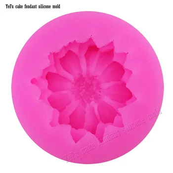 

DIY Chrysanthemum Flower Fondant Silicone Molds Candy Moulds cake decorating tools kitchen Baking accessories F0818