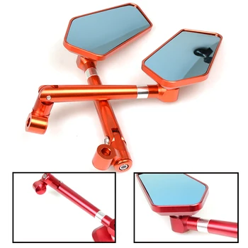 

CNC Motorcycle Handlebar Rear View Side Mirror Rearview Universal for Honda Kawasaki Yamaha Suzuki Scooter KTM Benelli Koso Bike