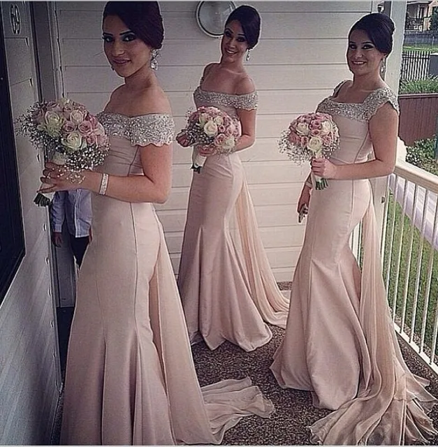 Blush Colored Bridesmaid Dresses