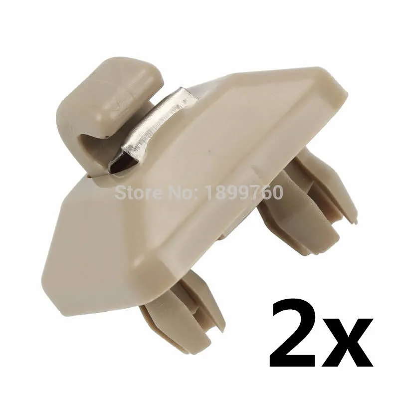 Pairs Beige Sun Visor Clip Case For Audi A3 S3 A4 S4 B6 B7 B8 A5 S5