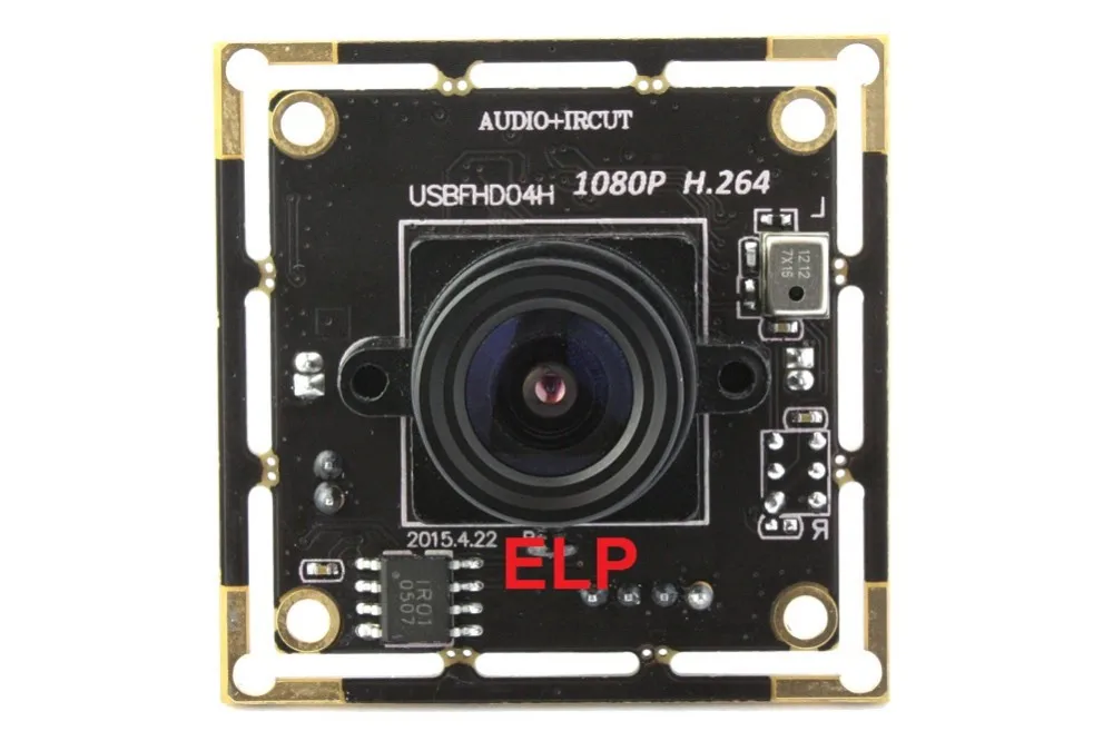 ELP 1080 P Full Hd 1/3 "CMOS AR0330 H.264 Мини-широкий угол веб-камера USB модуль камеры с микрофоном для android Linux