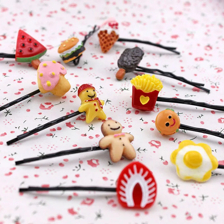 Fruit hair hairpin simulation hair show MOE artifact A word free home delivery