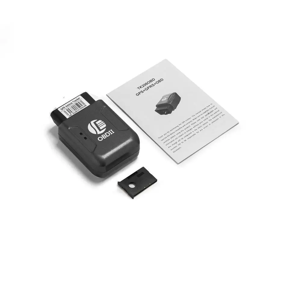 GPS / GSM OBD Глобальная система позиционирования трекер TK206 сигнал об отказе питания