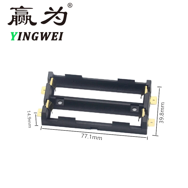

Charger 18650 for Battery Power Bank Battery Storage Box Case Battery Holder Plastic for 2x18650 Battery Charger SMT