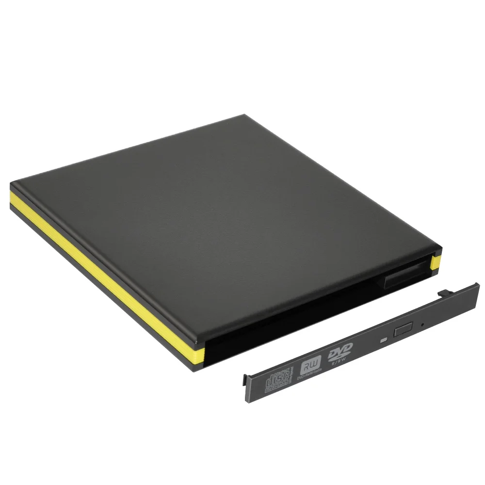  New External Slot in DVD RW Enclosure Type C DVD Case 12.7mm SATA Case For Laptop Optical Drive