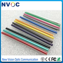 1200 шт./лот, 12 непрозрачных цветов OD2.7* 1,2*60 мм волоконно-оптический сплав сплайсинга защиты рукава цвет ful термоусадочная трубка протектор