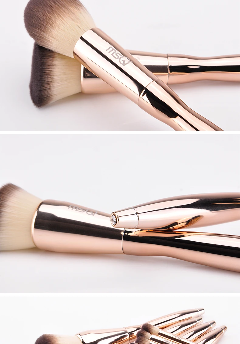 lidar com pincéis de maquiagem sombra em pó pincéis de maquiagem novidade professional msq 11 pcs diamante Grupo fundação make up cosméticos ferramenta 13 Com Pincéis de Maquiagem Set Sombra Em