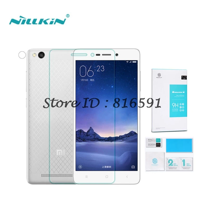 Xiaomi Redmi 3 Tempered Glass 5 0 inch Nillkin Amazing H Anti Explosion Screen Protector For